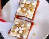 A picture of step 2 of Brown bread pizza.