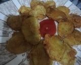 A picture of step 5 of Simple Aloo ke pakory.