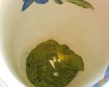 A picture of step 1 of Hot Matcha Milk with Marshmallows.