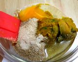 A picture of step 1 of Unadorned Kabocha Squash and Adzuki Red Bean Cake.