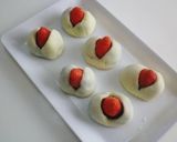A picture of step 9 of Easy Strawberry Daifuku With Strawberry Milk Flavor.
