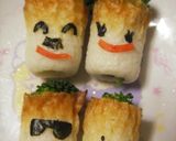 A picture of step 6 of Hair-sprouted Chikuwa for Bentos [Charaben].