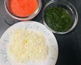 तिरंगा राइस (Tiranga Rice recipe in Hindi) रेसिपी चरण 2 फोटो