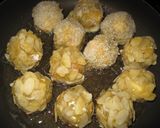 A picture of step 10 of Sweet Potato Croquettes with Cheese and Bacon.