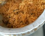 A picture of step 5 of Bhuggal Chawal  without Onion -Sindhi Special.