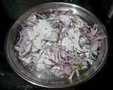 A picture of step 1 of Prawns Dum Biriyani.