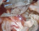 A picture of step 1 of Offals pepper soup.