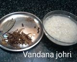 A picture of step 1 of Jeera Rice.
