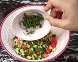 A picture of step 3 of Chana Salsa.