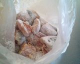 A picture of step 3 of Bite-Sized Deep-Fried Autumn Salmon Zangi.