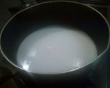 A picture of step 1 of Chocolate Custard.