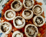 Foto del paso 5 de la receta: Champiñones rellenos con taquitos de jamón serrano
