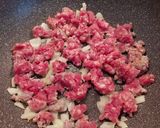 A picture of step 2 of Lasagna with Radicchio and Sausage.