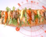 A picture of step 4 of Accordion Sandwich.