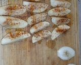 A picture of step 3 of Chipotle Chicken with Rice and Potatoes.
