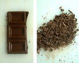A picture of step 1 of White Bread Soaked in Chocolate Snack.