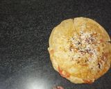 A picture of step 10 of Sandwich pizza from leftover Roti.