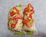 Foto del paso 5 de la receta: Lomos de merluza en “papillote” con paté de aceituna verde  'Apto para personas con diabetes'