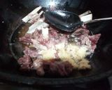 A picture of step 4 of Peshawari namkin karahi Resturants style.