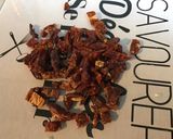 Une image de l'étape 5 de Filets de cabillaud aux épices, crème de curcuma et tomates séchées.