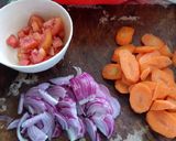 A picture of step 2 of Chicken Stew #AuthorMarathon.