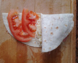 Foto del paso 3 de la receta: Tortilla Trend de bacon y frankfurt