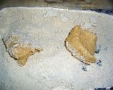 A picture of step 5 of Fried Soybeans and Chicken Nuggets.