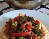 A picture of step 5 of Vickys Quick & Sticky Stir-Fried Lamb, GF DF EF SF NF.
