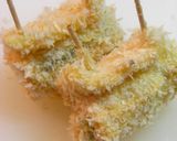 A picture of step 4 of Deep Fried Chikuwa Fish Stick, Nori Seaweed and Cheese.