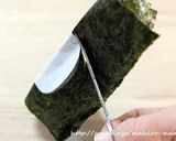 A picture of step 3 of Easy and Cute Character Bento: Nori Totoro.