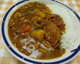 A picture of step 15 of Summer Vegetable Curry with Chicken and Canned Tomatoes.