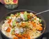 A picture of step 11 of Halal Cart Chicken and Rice Bowl.