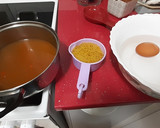 Foto del paso 1 de la receta: Sopa de puchero con huevo duro