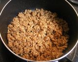 A picture of step 4 of Homemade Chicken Soboro.