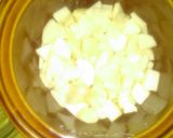 A picture of step 1 of Cheesy Potato Soup.