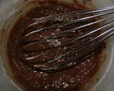 A picture of step 2 of Easy Molten Chocolate Cake with Pancake Mix and Chocolate.