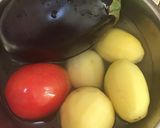 A picture of step 1 of Mix veg. Palak.