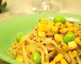 A picture of step 3 of Bean Sprouts & Corn Namul.