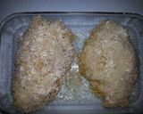 A picture of step 14 of Cheesy Vegetable Stuffed Chicken Breast.