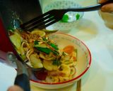 快炒店人氣料理 泰式酸辣中卷(非涼拌)的食譜步驟6照片