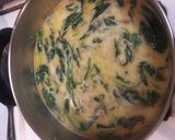 A picture of step 6 of Olive garden soup.