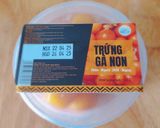 Hình bước làm 1 của món TRỨNG GÀ NON xào nấm