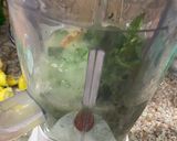A picture of step 3 of Cucumber Ginger Mint Augua-fresca.