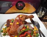 A picture of step 18 of Golden chicken with veggies.