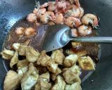 Foto langkah ke 6 dari resep Udang + tahu kecap.