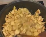 Une image de l'étape 2 de Galette pommes, poire, chocolat (sans oeufs) et ses chips de pelures de pommes.
