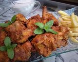 A picture of step 4 of Chicken Pakory.