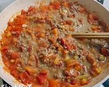 Hình bước làm 5 của món Pasta with Bolognese sauce (Mì Ý sốt thịt bò bằm)