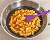 A picture of step 3 of Pazham Kalan-Kerala Ripe Banana Curry (with Phulka) -Sadya Special.