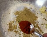 A picture of step 3 of Rajasthani Tikkad.